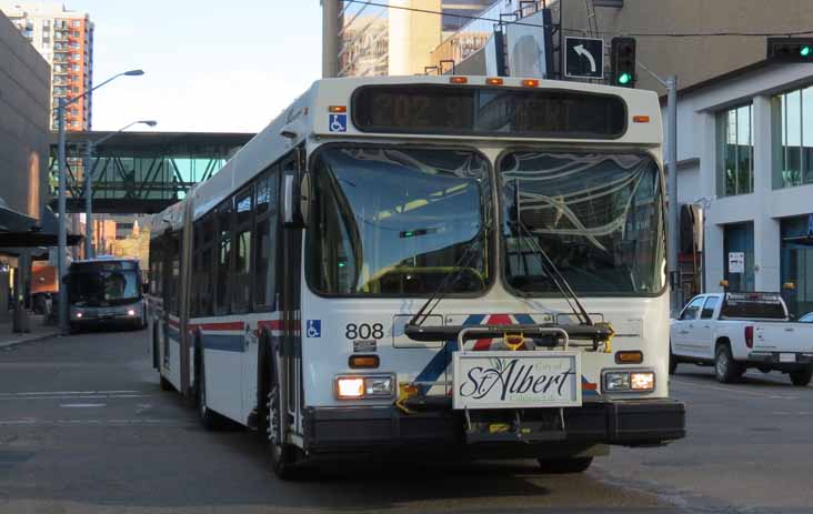 St Albert Transit New Flyer D60LF 808